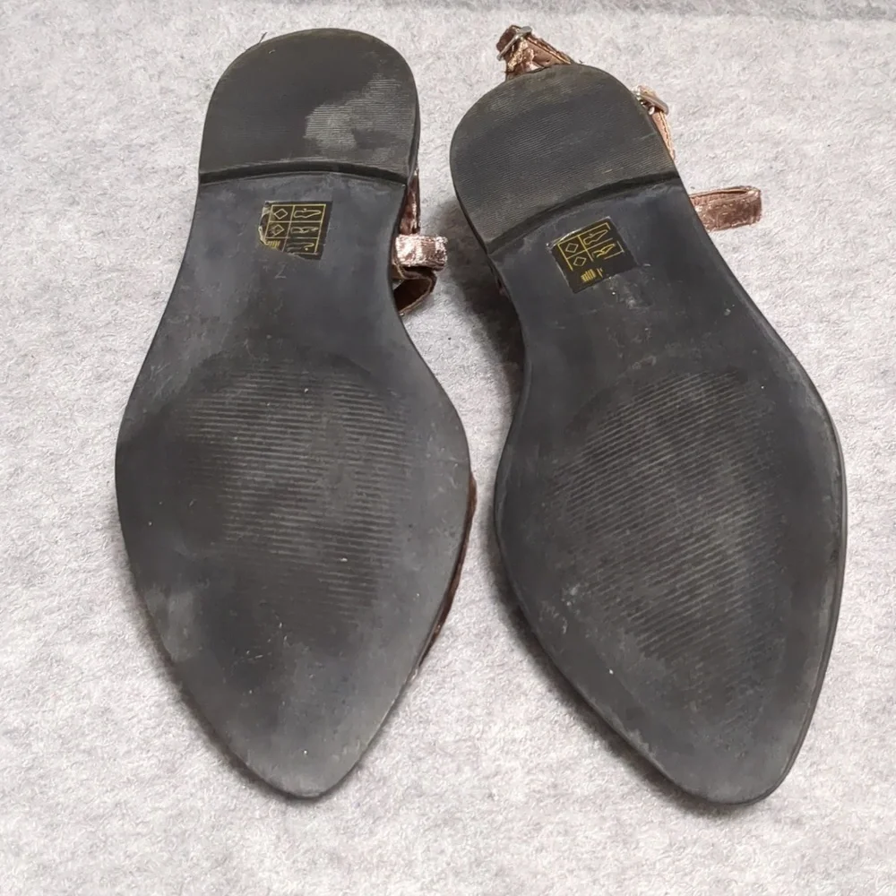 Free People x Farylrobin Velvet Florence Flats Size 7 - Picture 7 of 11